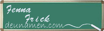 Fenna Frick Visitenkarte